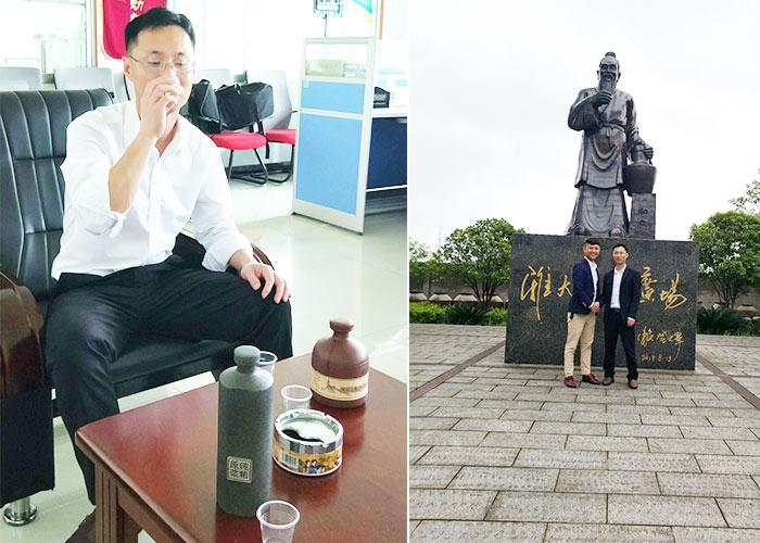 4.16雅大技術(shù)蔣總監(jiān)幫忙現(xiàn)場(chǎng)品酒，給出改正意見