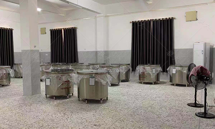 12-7第一批大米酒發(fā)酵完成，可以蒸酒了