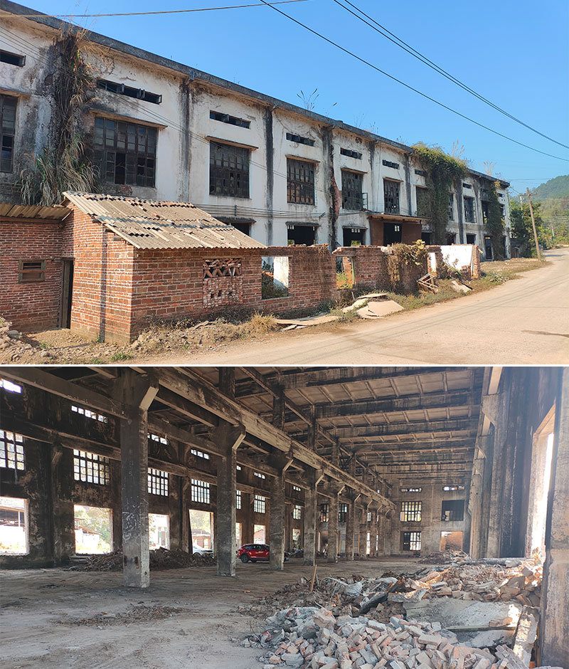 選定廢棄的國營兵工廠為酒廠基地