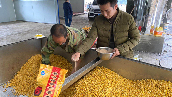 種糧+大型釀酒設(shè)備釀酒+養(yǎng)殖，村民收入三份錢！